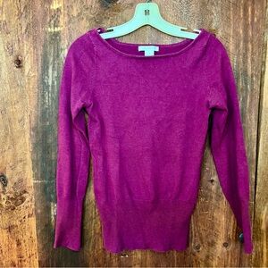 Charlotte Russe Magenta Knit Top